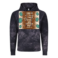 Cloud Black i can do all things through christ who strengthens Vintage Hoodie - TumblerDesignByShophia