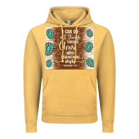 Vintage Mustard i can do all things through christ who strengthens Vintage Hoodie - TumblerDesignByShophia