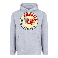 Heather Grey america change it or lose it   stars Heavyweight Hoodie - lanVoArt