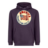 Plum america change it or lose it   stars Heavyweight Hoodie - lanVoArt