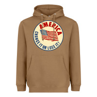 Toasted Coconut america change it or lose it   stars Heavyweight Hoodie - lanVoArt