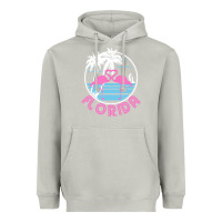 Moon Dust Hot Trend Florida Pink Flamingo Heart 80S Retro Vintage Style Heavyweight Hoodie - lanVoArt