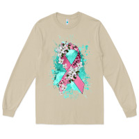 Mushroom cancer ribbon Long Sleeve Tee - CowGirlArtShop