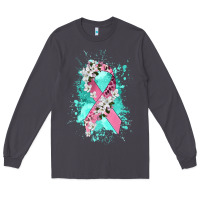 Cancer Ribbon Long Sleeve Tee | Teevron
