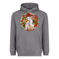 Storm christmas goat family ornament Heavyweight Hoodie - Artiststas