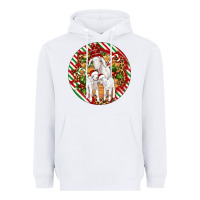 White christmas goat family ornament Heavyweight Hoodie - Artiststas