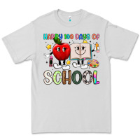 Dove Grey happy 100 days of school Premium Tee - Artiststas