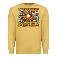 Antique Gold Thick thighs pumpkin pies Premium Sweatshirt - Artiststas