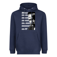 Navy clay davis quotsheeeeeeitquot 3  t travel Heavyweight Hoodie - lanVoArt