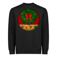 Black christmas Heavyweight Sweatshirt - BundleAndBundleShop