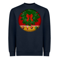 Navy christmas Heavyweight Sweatshirt - BundleAndBundleShop