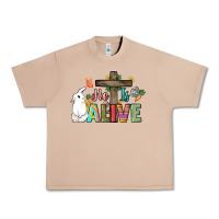 Burro He is alive Easter Day Urban Heavy Tee - HowdyJamesFarm