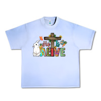 Grape Ice He is alive Easter Day Urban Heavy Tee - HowdyJamesFarm