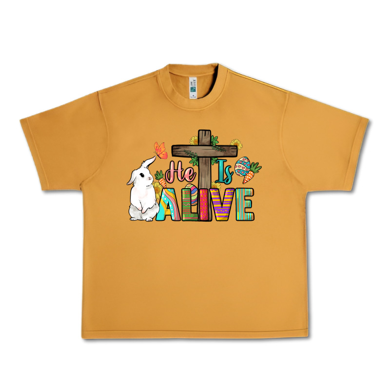 He Is Alive Easter Day Urban Heavy Tee by HowdyJamesFarm | Teevron