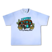 Grape Ice camping is my happy place2 Urban Heavy Tee - JahusDesignShop