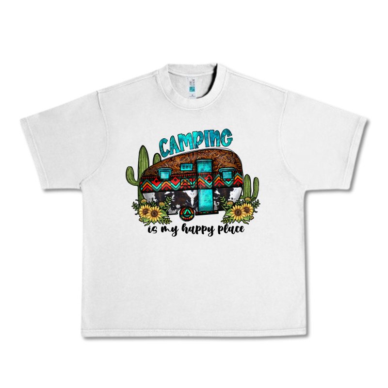 Camping Is My Happy Place2 Urban Heavy Tee by JahusDesignShop | Teevron