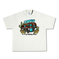 Pistachio camping is my happy place2 Urban Heavy Tee - JahusDesignShop