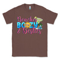 Chestnut Beaches boozy besties Summer Classic Tee - NancyCooperArtShop
