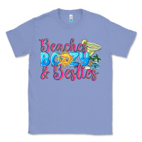 Colony Blue Beaches boozy besties Summer Classic Tee - NancyCooperArtShop