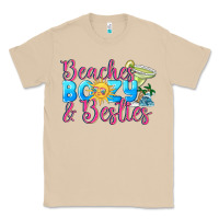 Mushroom Beaches boozy besties Summer Classic Tee - NancyCooperArtShop