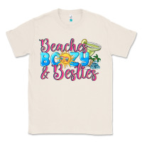 Natural Beaches boozy besties Summer Classic Tee - NancyCooperArtShop