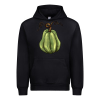 Black gourd green pumpkin Urban Hoodie - BarkalooDesign