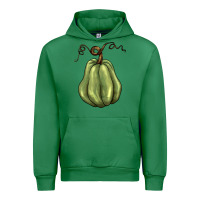 Emerald gourd green pumpkin Urban Hoodie - BarkalooDesign