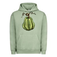 Pigment Oil Green gourd green pumpkin Urban Hoodie - BarkalooDesign