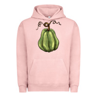 Pigment Salmon gourd green pumpkin Urban Hoodie - BarkalooDesign