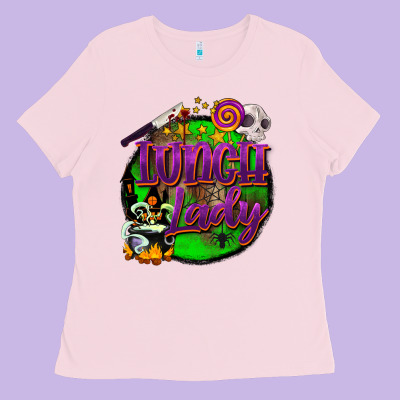 Halloween Lunch Lady Ladies Tee Designed By Barkaloodesign