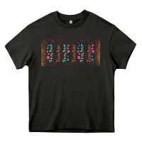 Asphalt teacher gemstone and pink flower libbey glass Heavy Core Tee - BundleAndBundleShop