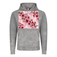 Cloud Rock hibiscus flowers with glitter Vintage Hoodie - TumblerDesignByShophia