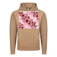 Vintage Coffee hibiscus flowers with glitter Vintage Hoodie - TumblerDesignByShophia