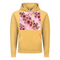 Vintage Mustard hibiscus flowers with glitter Vintage Hoodie - TumblerDesignByShophia