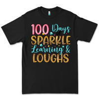 Black 100 days of sparkle learning and loughs Premium Tee - Artiststas