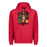 Cardinal I'm Watching You Elf Premium Hoodie - FaDigitalArtStudio
