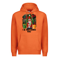 Carrot I'm Watching You Elf Premium Hoodie - FaDigitalArtStudio