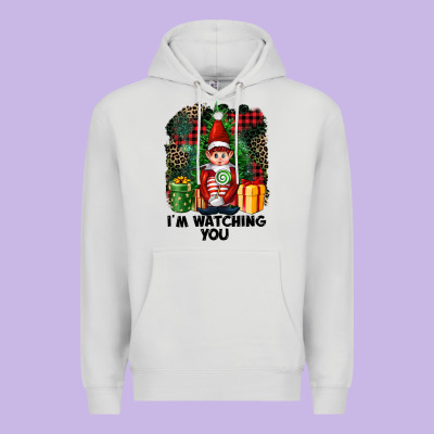 I'm Watching You Elf Premium Hoodie Designed By Fadigitalartstudio