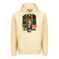 Pina Colada I'm Watching You Elf Premium Hoodie - FaDigitalArtStudio