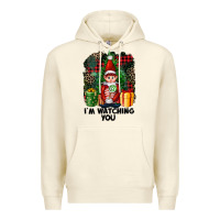Sandshell I'm Watching You Elf Premium Hoodie - FaDigitalArtStudio