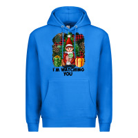 True Royal I'm Watching You Elf Premium Hoodie - FaDigitalArtStudio