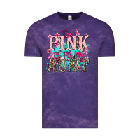 Cloud Purple The pink is for my Aunt Cancer Awareness Vintage Tee - HowdyJamesFarm