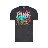 Vintage Black The pink is for my Aunt Cancer Awareness Vintage Tee - HowdyJamesFarm