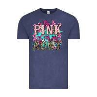 Vintage Denim The pink is for my Aunt Cancer Awareness Vintage Tee - HowdyJamesFarm
