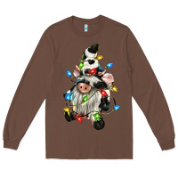 Chestnut christmas cow gnome Long Sleeve Tee - CowGirlArtShop