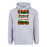 Heather Grey Christmas Jesus Is The Reason Heavyweight Hoodie - Artiststas