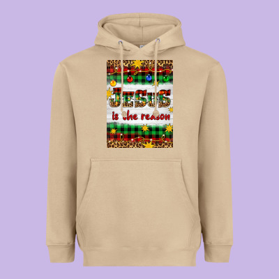 Christmas Jesus Is The Reason Heavyweight Hoodie Designed By Artiststas