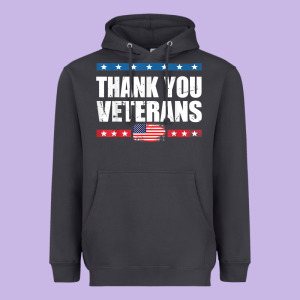 Shirts For Veterans, Thank You Veterans Shirt Veterans Day Heavyweight Hoodie Designed By Lanvoart