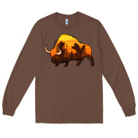 Chestnut western bison Long Sleeve Tee - Jasminsmagicworld