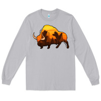 Moon Dust western bison Long Sleeve Tee - Jasminsmagicworld